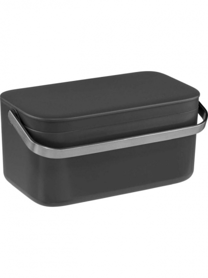 Brabantia, Contenitore per rifiuti organici grigio scuro - 1,8 L